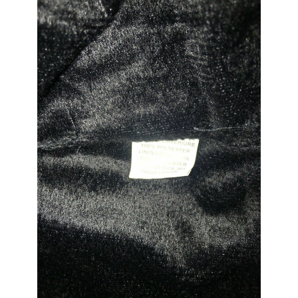 Women's White Star Pattern Lined Infinity Scarf S… - image 5